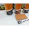 Spray reparação e pintura + limpeza + primário bege Mate para Volantes, bancos, interiores e bancos de mota