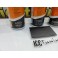 Spray reparação e pintura + limpeza + primário preto brilhante para Volantes, bancos, interiores e bancos de mota