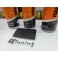 Spray reparação e pintura + limpeza + primário preto brilhante para Volantes, bancos, interiores e bancos de mota