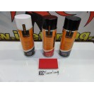 Spray repara&ccedil;&atilde;o e pintura + limpeza + selante vermelho Mate para Volantes, bancos, interiores e bancos de mota