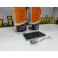 Spray reparação e pintura + spray de limpeza vermelho Mate para Volantes, bancos, interiores e bancos de mota
