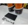 Spray reparação e pintura + spray de limpeza vermelho Mate para Volantes, bancos, interiores e bancos de mota