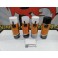 kit de reparação e pintura de plásticos, volantes, bancos, interiores + limpeza + primário + selante Preto brilhante 