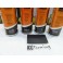 kit de reparação e pintura de plásticos, volantes, bancos, interiores + limpeza + primário + selante Branco mate 