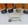 kit de reparação e pintura de plásticos, volantes, bancos, interiores + limpeza + primário + selante Branco mate 