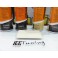 kit de reparação e pintura de plásticos, volantes, bancos, interiores + limpeza + primário + selante Branco mate 