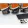 kit de reparação e pintura de plásticos, volantes, bancos, interiores + limpeza + primário + selante vermelho mate 