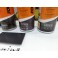 kit de reparação e pintura de plásticos, volantes, bancos, interiores + limpeza + primário + selante vermelho mate 