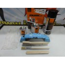 Tinta alta temperatura Foliatec, azul c&eacute;u, para bombas / pin&ccedil;as de trav&atilde;o, kit 3 componentes + kit de instala&ccedil;&atilde;o