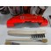 Tinta alta temperatura Foliatec, vermelho neon, para bombas / pinças de travão, kit 3 componentes + kit de instalação