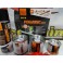 Tinta alta temperatura Foliatec, vermelho neon, para bombas / pinças de travão, kit 3 componentes + kit de instalação