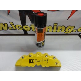 Tinta em spray de alta temperatura Foliatec de cor Amarelo Brilhante para bombas / pin&ccedil;as de trav&atilde;o,