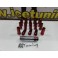 Porcas Lug Nuts Para Honda, Mazda, Ford, Toyota, Hyundai, Lexus, Mitsubishi,Etc 45mm 12x1.50 Vermelho Conjunto 20 Unidades