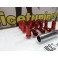Porcas Lug Nuts Para Honda,Mazda,Etc 45mm 12x1.50 Vermelho Conjunto 20 Unidades