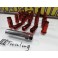 Porcas Lug Nuts Para Honda,Mazda,Etc 45mm 12x1.50 Vermelho Conjunto 20 Unidades