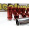 Porcas Lug Nuts Para Honda,Mazda,Etc 45mm 12x1.50 Vermelho Conjunto 20 Unidades
