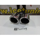 Ponteiras De Escape Redonda 70mm X 129MM 100% De Inox