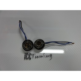 Ficha / Socket / suporte de lampadas de halog&ecirc;nio ou de lampadas em led polo centrado, BA15S 21W