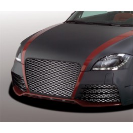 ALU RACE- Grille stretch grid design, medium, prata, 20 x 120 cm (folded in the middle),1 piece