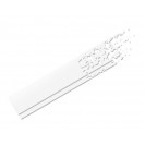 Autocolante / sticker listras Foliatec 22 x 150cm cor branco mate