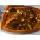 Pisca / farois / farolins / honda civic crx del sol fundo laranja