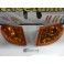 Pisca / farois / farolins / honda civic crx del sol fundo laranja