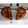 Pisca / farois / farolins / honda civic crx del sol fundo laranja