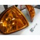Pisca / farois / farolins / honda civic crx del sol fundo laranja