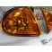 Pisca / farois / farolins / honda civic crx del sol fundo laranja