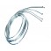 DesignStrips, chrome, long, 100 cm, 5 pieces