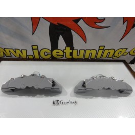 DIY Capas de travao universal com tinta de alta temperatura Foliatec cinza elefante met&aacute;lico Brilhante
