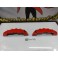 DIY Capas de travao universal com tinta de alta temperatura Foliatec Vermelho Performance Brilhante
