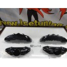 Kit 4 capas de travao Brembo com tinta de alta temperatura Foliatec Preto Brilhante