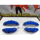 Kit 4 capas de travao Brembo com tinta de alta temperatura Foliatec Azul racing Brilhante