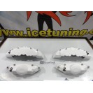 Kit 4 capas de travao Brembo com tinta de alta temperatura Foliatec Branco Brilhante