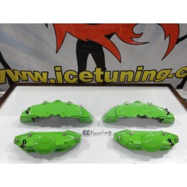 Kit 4 capas de travao universal com tinta de alta temperatura Foliatec Verde Green power Brilhante
