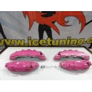 Kit 4 capas de travao Brembo com tinta de alta temperatura Foliatec Rosa Met&aacute;lico Brilhante