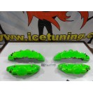 Kit 4 capas de travao universal com tinta de alta temperatura Foliatec Verde Neon Brilhante