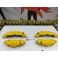 Kit 4 capas de travao universal com tinta de alta temperatura Foliatec Amarelo Performance Brilhante