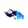 Interruptores KILL SWITCH SB-07D-3, azul transparente