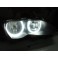 Aros / Argolas Angel Eyes em 3D CRYSTAL duas cores BMW E46 (Sem Xenon De Origem), E46 COUPE