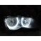 Aros / Argolas Angel Eyes em 3D CRYSTAL duas cores BMW E46 (Sem Xenon De Origem), E46 COUPE