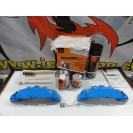 Capas Brembo + Tinta alta temperatura Foliatec Azul GT Brilhante