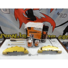 Capas universal + Tinta alta temperatura Foliatec Dourado Metalico Brilhante