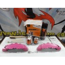Capas Brembo + Tinta alta temperatura Foliatec Rosa Metalico Brilhante