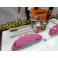 Capas Brembo + Tinta alta temperatura Foliatec Rosa Metalico Brilhante