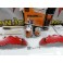 Capas Brembo + Tinta alta temperatura Foliatec Vermelho Mate