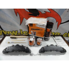 Capas universal + Tinta alta temperatura Foliatec Preto Mate