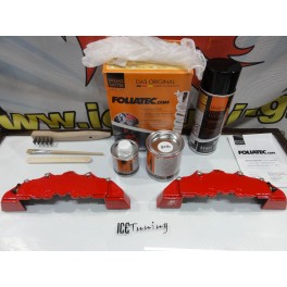 Capas universal + Tinta alta temperatura Foliatec Vermelho Performance brilhante
