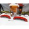 Capas Brembo + Tinta alta temperatura Foliatec Vermelho Performance brilhante